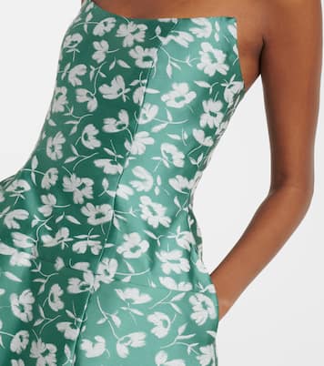 Marianne floral brocade corset gown | Markarian