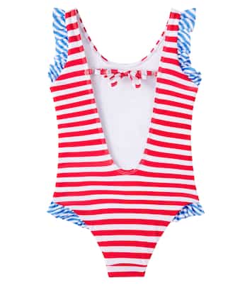 x Hello Kitty – Maillot de bain rayé | Monnalisa