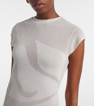 Solange knitted semi-sheer maxi dress | SIR