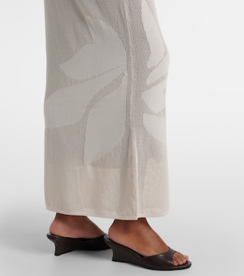 Solange knitted semi-sheer maxi dress | SIR
