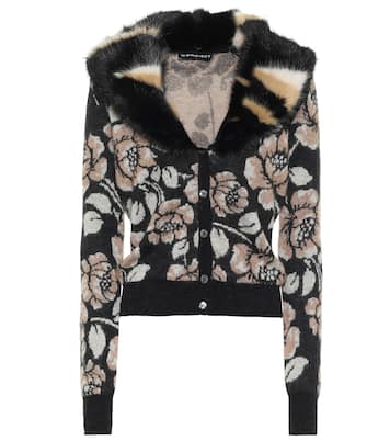 Cardigan in jacquard floreale | Y/Project