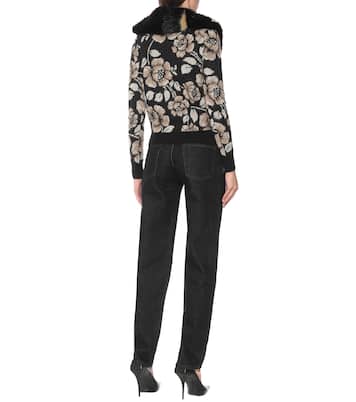 Cardigan in jacquard floreale | Y/Project