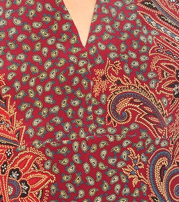 Abito midi a stampa in seta | Etro