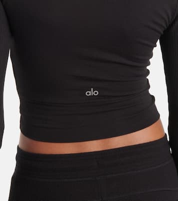 Cover knit crop top | Alo Yoga
