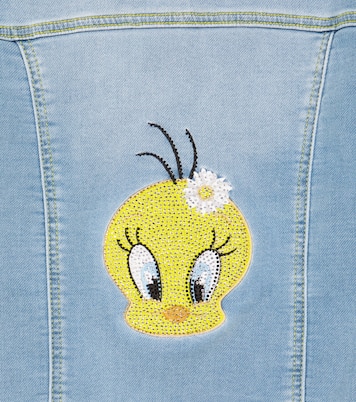 Tweety denim jacket | Monnalisa