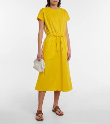 Abito midi Alianca in misto cotone | Loro Piana