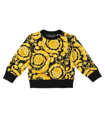 Baby - Felpa in cotone Barocco | Versace Kids