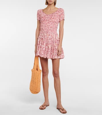 Soledad printed minidress | Poupette St Barth