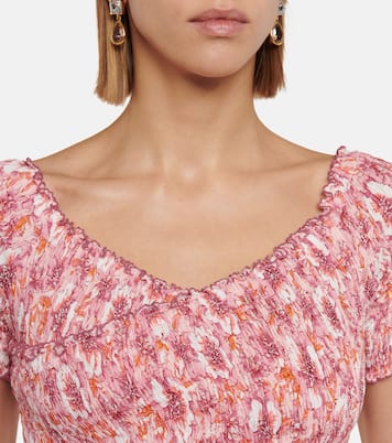 Soledad printed minidress | Poupette St Barth