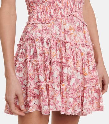 Soledad printed minidress | Poupette St Barth