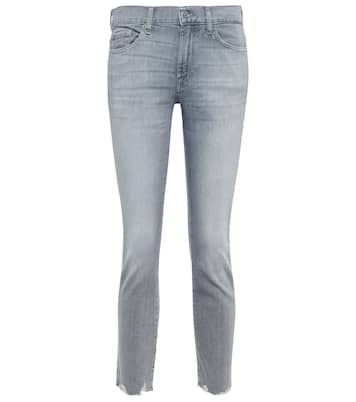 Jeans ajustados Roxanne de tiro medio | 7 For All Mankind