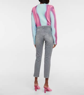 Jeans ajustados Roxanne de tiro medio | 7 For All Mankind