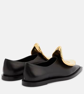 Embellished leather brogues | Jil Sander