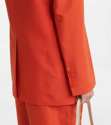 Single-breasted twill blazer | Stella McCartney