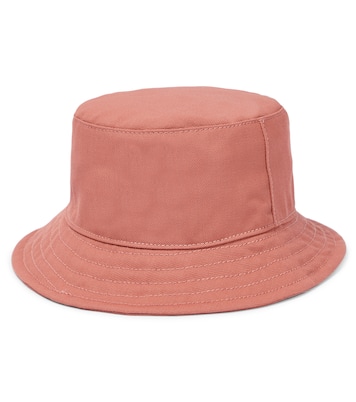 Logo wool canvas bucket hat | Maison Michel Kids