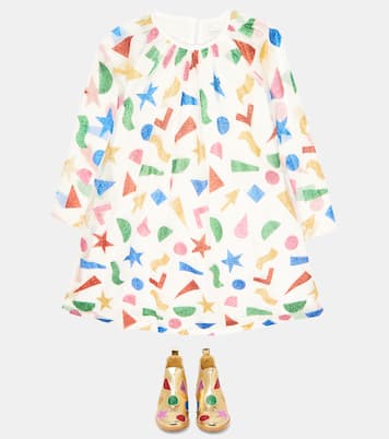 Bedrucktes Kleid aus Tüll | Stella McCartney Kids