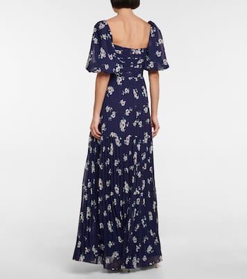 Floral chiffon maxi dress | Self-Portrait