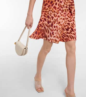 Printed silk halterneck minidress | Stella McCartney