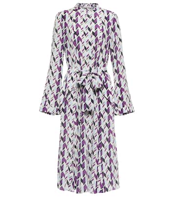 Vestido midi Fluid Graphics estampado | Dorothee Schumacher