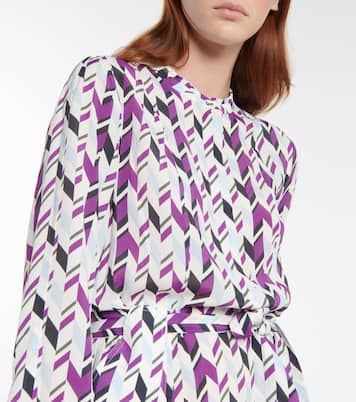 Vestido midi Fluid Graphics estampado | Dorothee Schumacher
