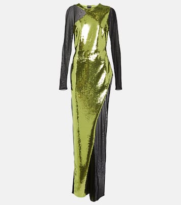 Liquid sequin and tulle gown | Tom Ford