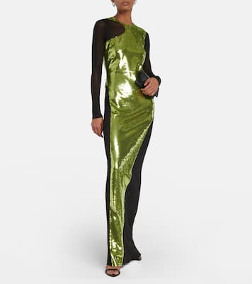 Liquid sequin and tulle gown | Tom Ford