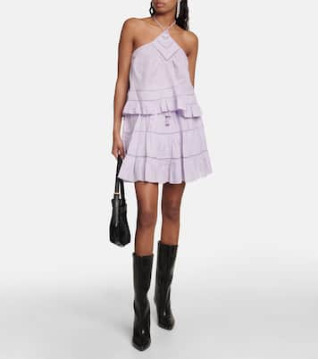 Lioline cotton-blend miniskirt | Marant Etoile