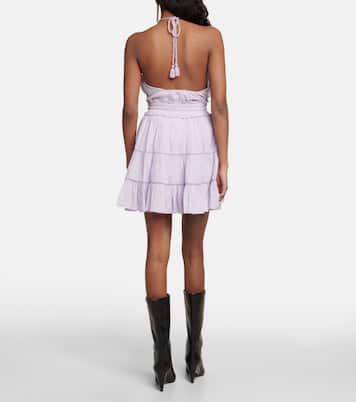 Lioline cotton-blend miniskirt | Marant Etoile