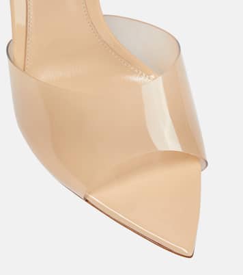 Elle 105 TPU and patent leather mules | Gianvito Rossi