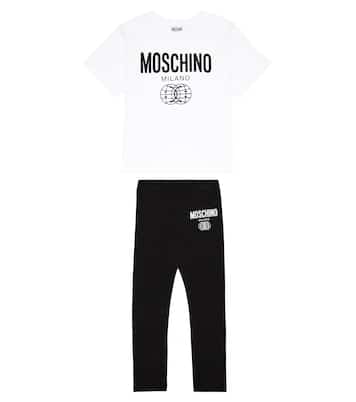 Set of logo T-shirt and Leggings | Moschino Kids