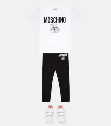 Set of logo T-shirt and Leggings | Moschino Kids