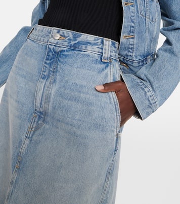 Charlene denim midi skirt | Khaite