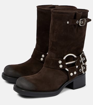 Stivaletti in suede | Miu Miu