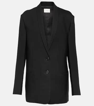 Blazer monopetto in lana con mantella | The Row