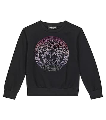 Felpa in jersey di cotone Medusa | Versace Kids