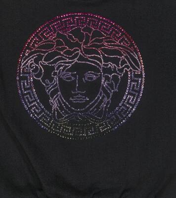 Felpa in jersey di cotone Medusa | Versace Kids