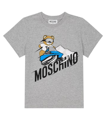 프린트 코튼 저지 티셔츠 | Moschino Kids