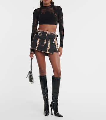 Top raccourci Cobra en dentelle | Dion Lee