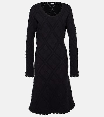Abito midi in misto lana  | Burberry