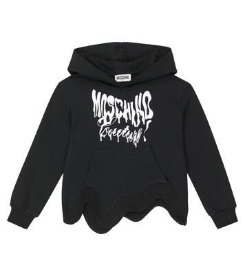Felpa con cappuccio in jersey di cotone | Moschino Kids