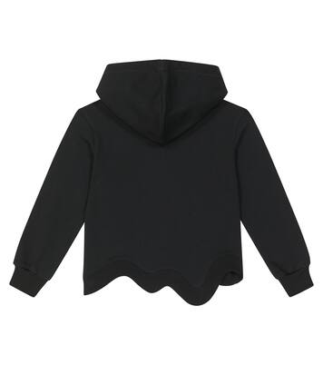 Felpa con cappuccio in jersey di cotone | Moschino Kids