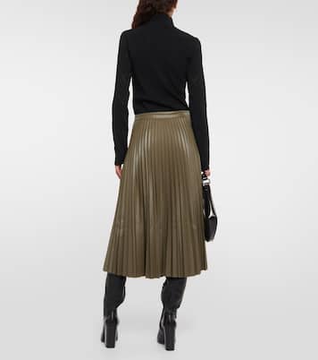 Falda midi White Label de piel sintética | Proenza Schouler