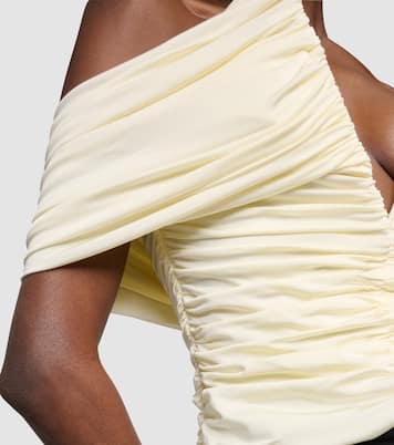 Gathered off-shoulder top | Magda Butrym