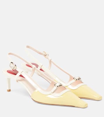 Slingback-Pumps Viv’ Canard aus Lackleder | Roger Vivier