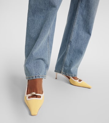 Slingback-Pumps Viv’ Canard aus Lackleder | Roger Vivier