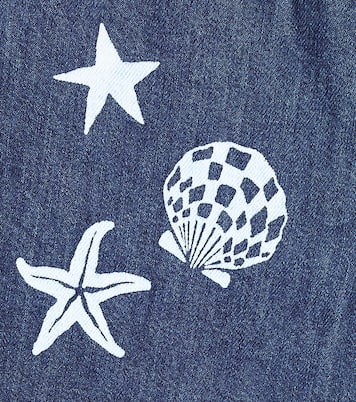 Shorts Lagoon de denim bordados | The New Society