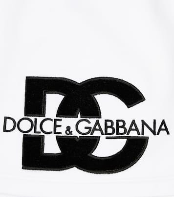 Falda de jersey de algodón con logo | Dolce&Gabbana Kids