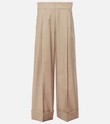 Pantalon ample en coton mélangé | 'S Max Mara