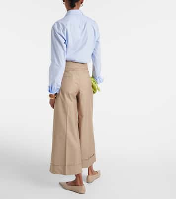 Pantalon ample en coton mélangé | 'S Max Mara