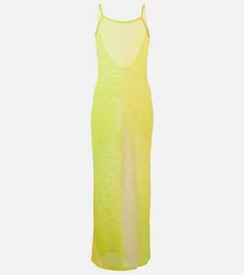 Vestido largo Etika de malla de algodón | Acne Studios
